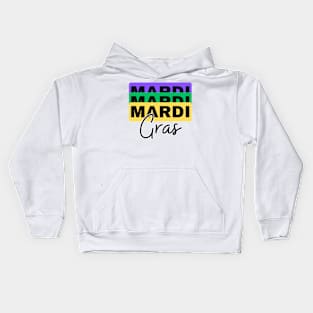 Mardi gras Kids Hoodie